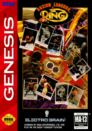 Boxing Legends of the Ring box art