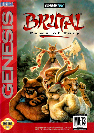 Brutal: Paws of Fury box art