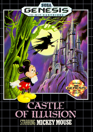 Castle of Illusion Starring Mickey Mouse box art