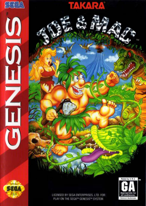 Joe & Mac - Caveman Ninja box art