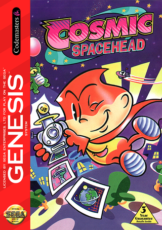Cosmic Spacehead box art