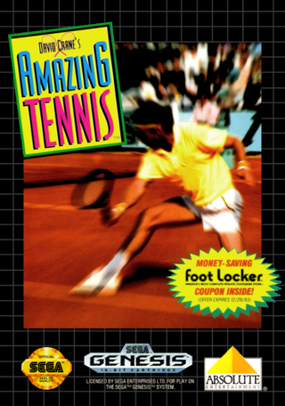David Crane's Amazing Tennis box art