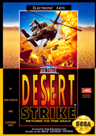 Desert Strike: Return to the Gulf box art