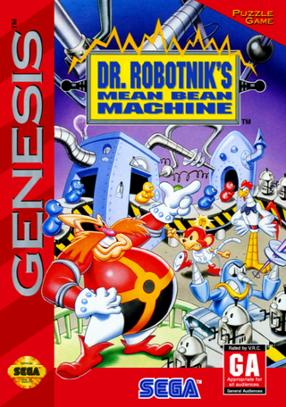 Dr. Robotnik's Mean Bean Machine box art
