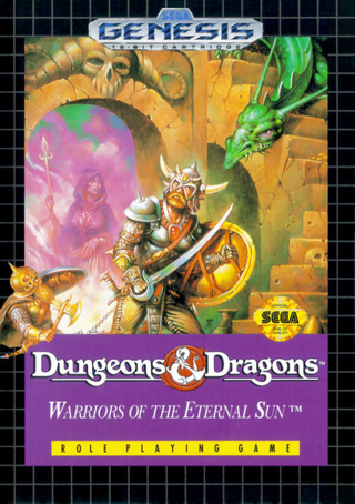 Dungeons & Dragons: Warriors of the Eternal Sun box art