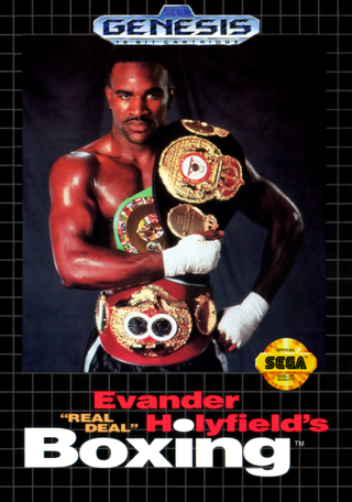 Evander Holyfield's Real Deal Boxing box art
