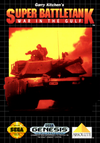 Garry Kitchen's Super Battletank: War in the Gulf box art