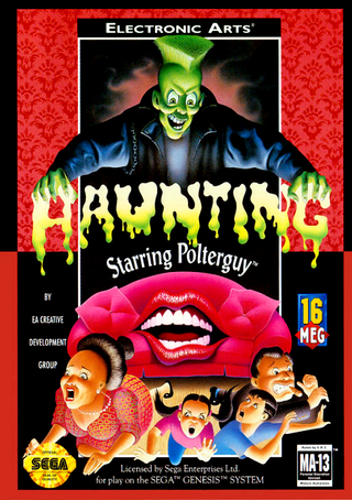Haunting Starring Polterguy box art