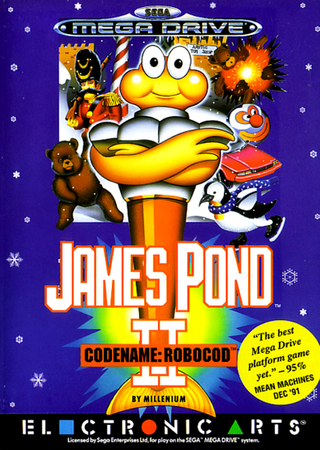 James Pond 2: Codename - RoboCod box art