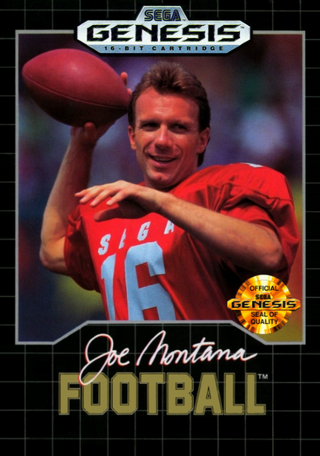 Joe Montana Football box art