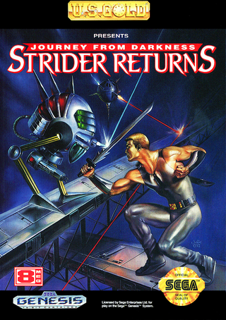 Journey From Darkness: Strider Returns box art