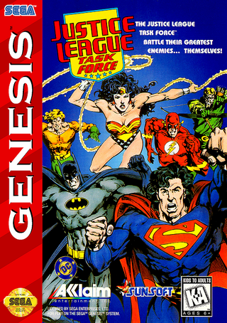 Justice League Task Force box art