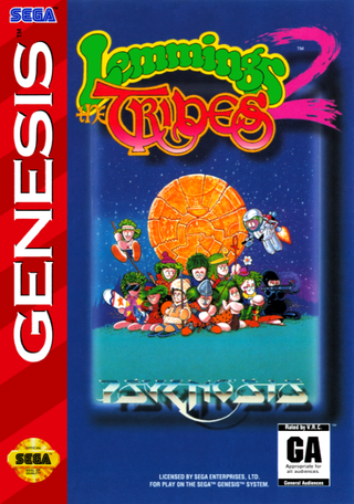 Lemmings 2: The Tribes box art