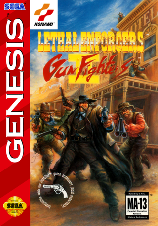 Lethal Enforcers II: Gun Fighters box art