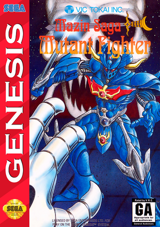 Mazin Saga: Mutant Fighter box art