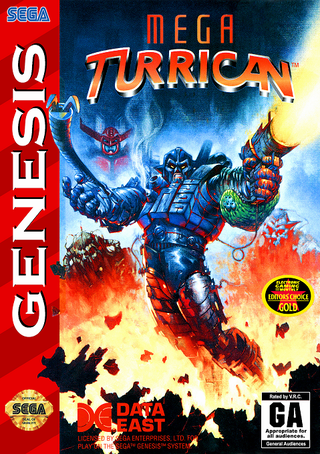 Mega Turrican box art