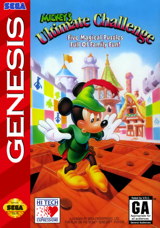 Mickey's Ultimate Challenge box art