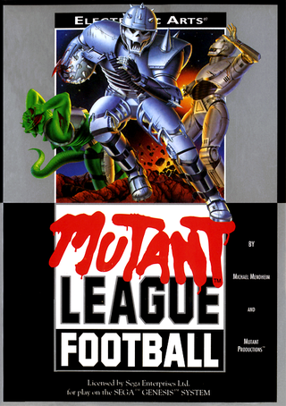 Mutant League Football box art