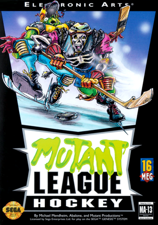 Mutant League Hockey box art