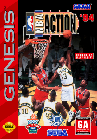 NBA Action '94 box art