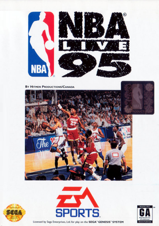 NBA Live 95 box art