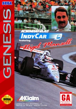 Newman/Haas IndyCar featuring Nigel Mansell box art