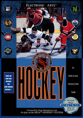 NHL Hockey box art