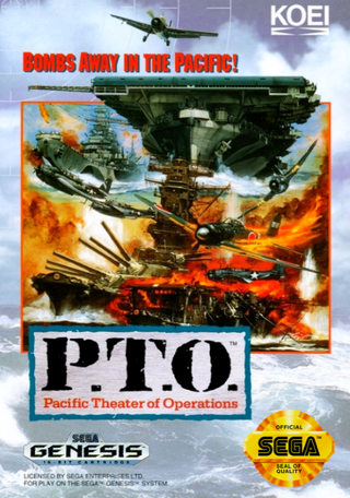 P.T.O.: Pacific Theater of Operations box art