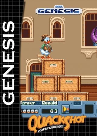 QuackShot Starring Donald Duck box art