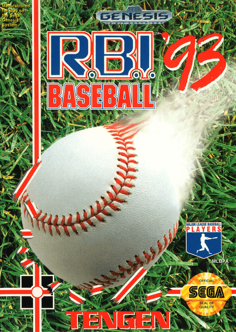 R.B.I. Baseball '93 box art