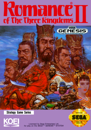 Romance of the Three Kingdoms II box art