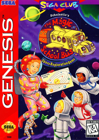 Scholastic's The Magic School Bus: Space Exploration Game box art