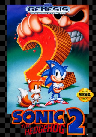 Sonic the Hedgehog 2 box art