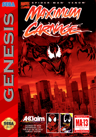 Spider-Man and Venom: Maximum Carnage box art