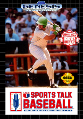 Sports Talk Baseball box art