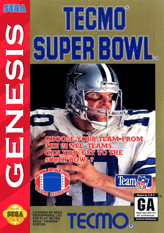 Tecmo Super Bowl box art
