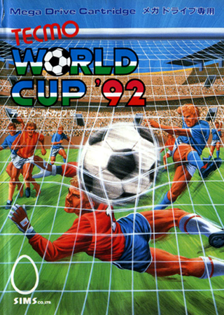 Tecmo World Cup '90 box art