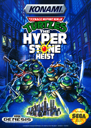 Teenage Mutant Ninja Turtles: The HyperStone Heist box art