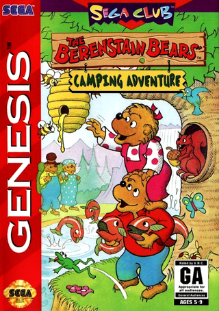 The Berenstain Bears: Camping Adventure box art