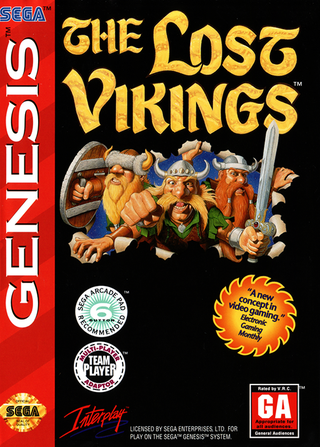 The Lost Vikings box art