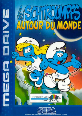 The Smurfs Travel the World box art