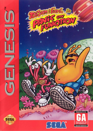 ToeJam & Earl in Panic on Funkotron box art