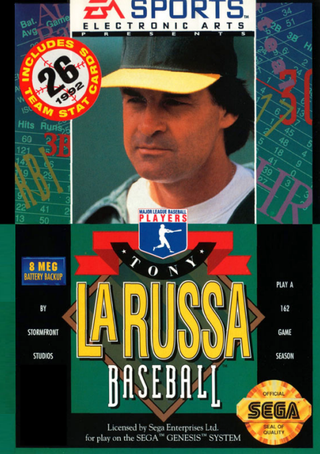 Tony La Russa Baseball box art