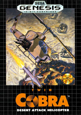 Twin Cobra: Desert Attack Helicopter box art