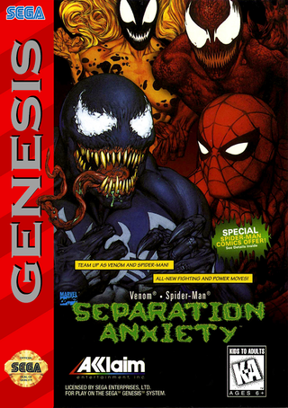 Venom/Spider-Man: Separation Anxiety box art