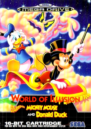 World of Illusion Starring Mickey Mouse and Donald Duck box art