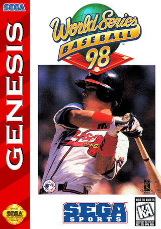World Series Baseball 98 box art