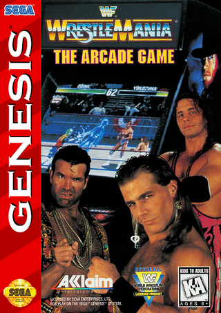 WWF WrestleMania: The Arcade Game box art