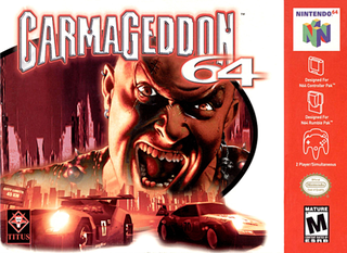 Carmageddon 64 box art