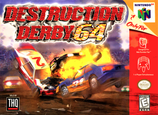 Destruction Derby 64 box art